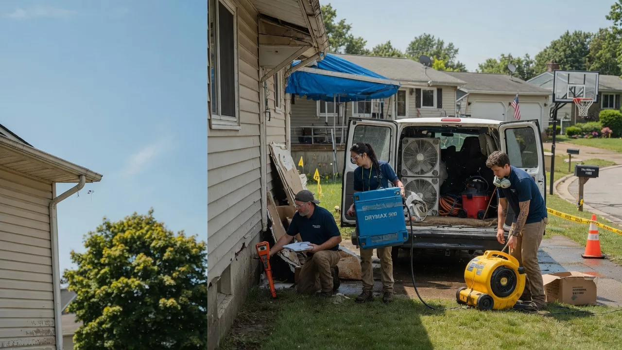 Ceiling Leak Cleanup in Jasonville, IN near me